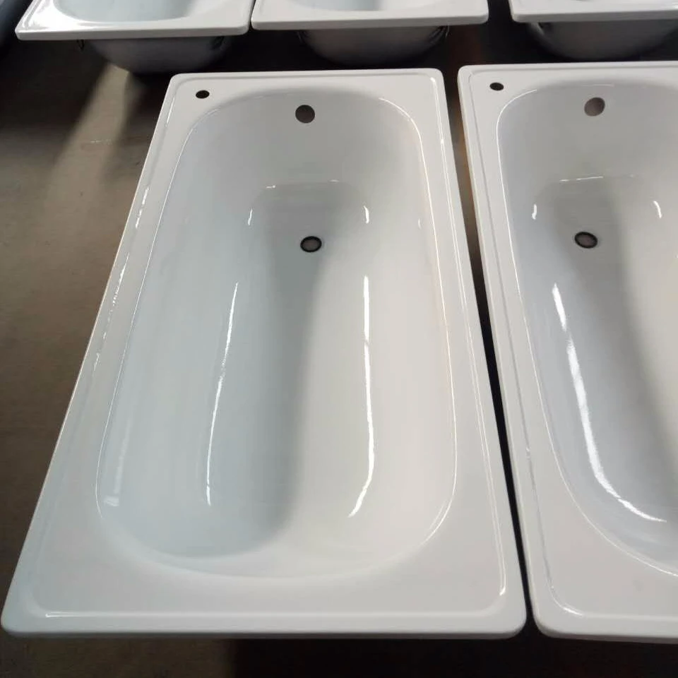 soaking weight of steel bathtub