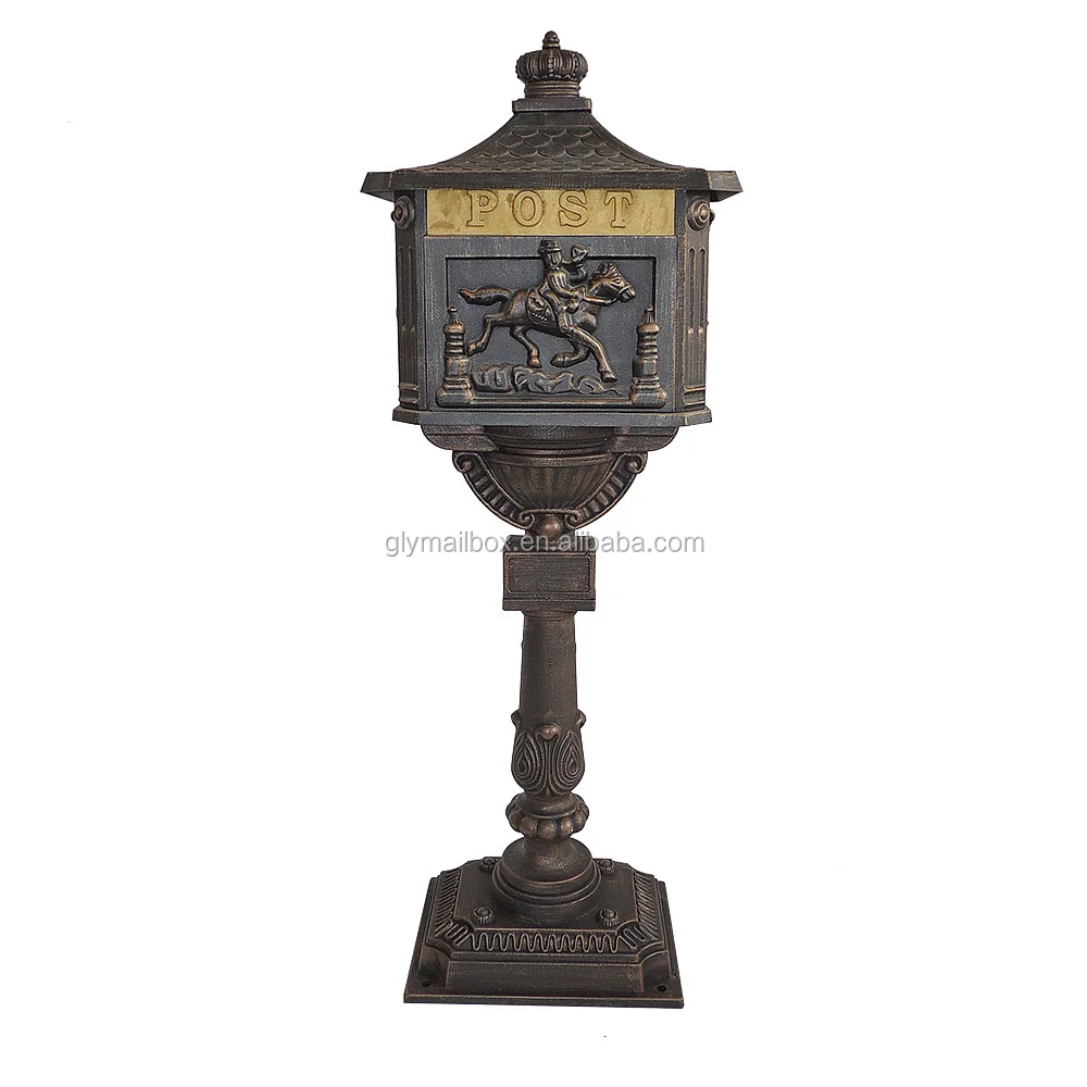 
American Free Standing Aluminum US mailbox 