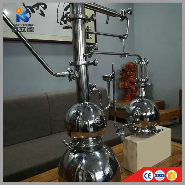 essential oil Vacuum distillation helichrysum italicum essential oil distiller/hemp oil cdb extractor
