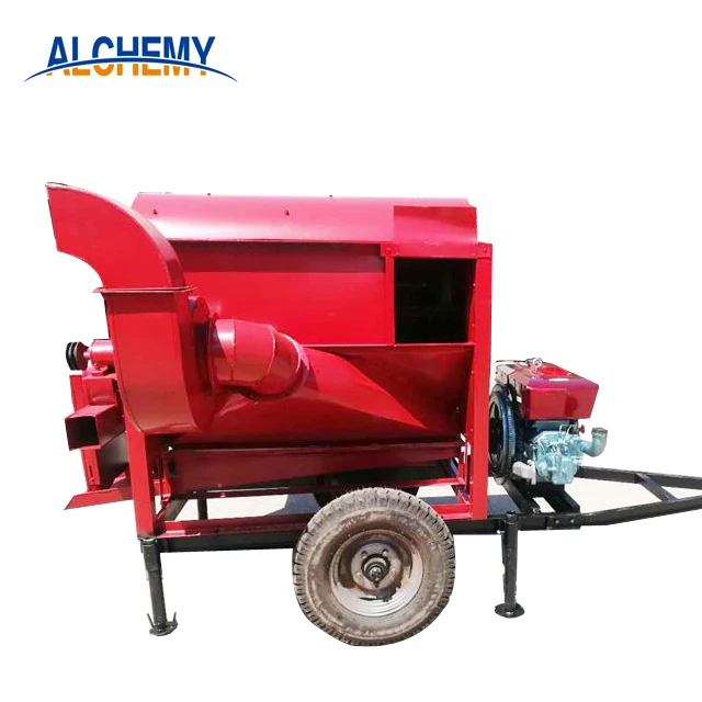 Agriculture machinery tractor wheat grain thresher with high efficiency
