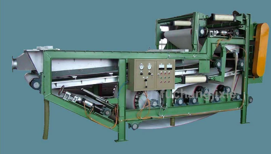 wastewater treatment belt filter press for sludge dewatering machine