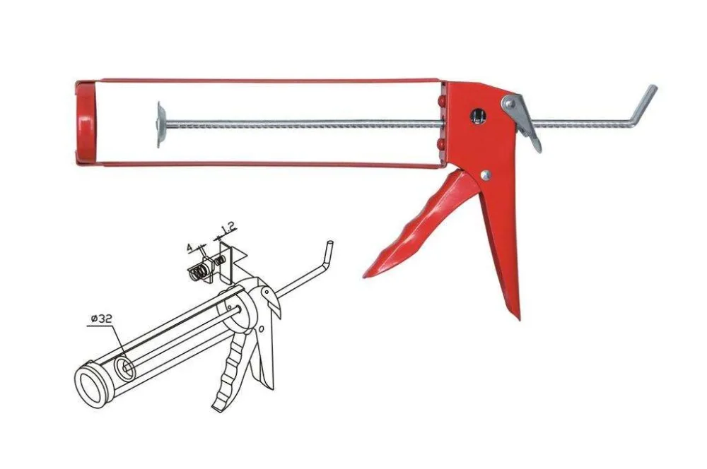 TK-YGA02 310/340/600 мл пистолет для герметизации колбасок с ручным управлением силиконового герметика в одном