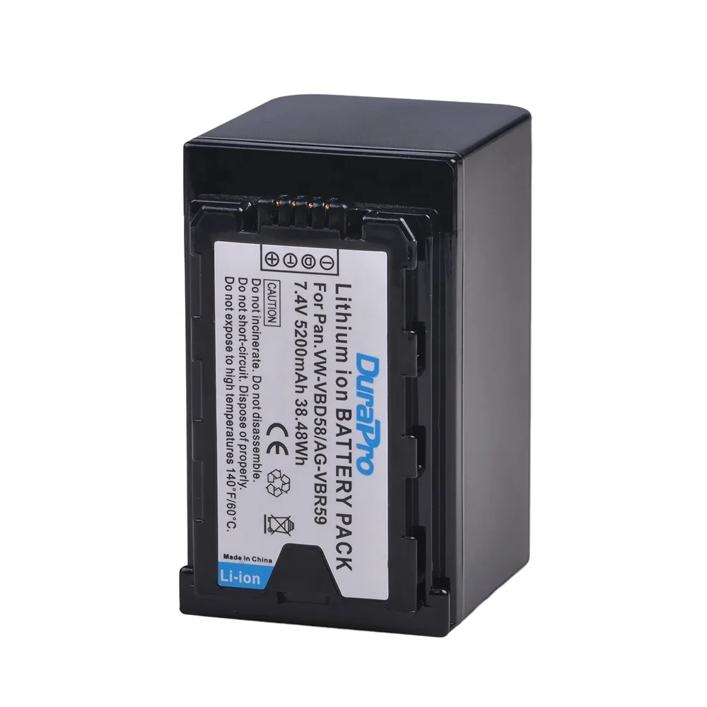 VW-VBD58 VW VBD58 VWVBD58 AG-VBR59 Camera Battery for Panasonic AJ-HPX260MC HPX265MC PX270 PX280MC PX285MC PX298 AG-FC100