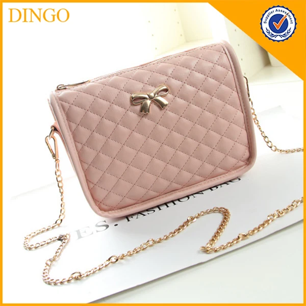 China new fashion butterfly design women PU leather tote bag handbag with long shoulder strap