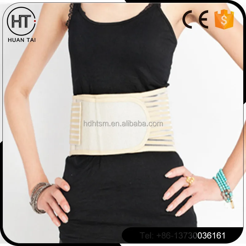 Adjustable Tourmaline Self-heating Waist Belt Magnetic Therapy Lumbar Support Back Waist Support