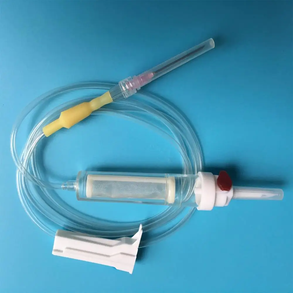 
Disposable Blood transfusion giving set with needle 