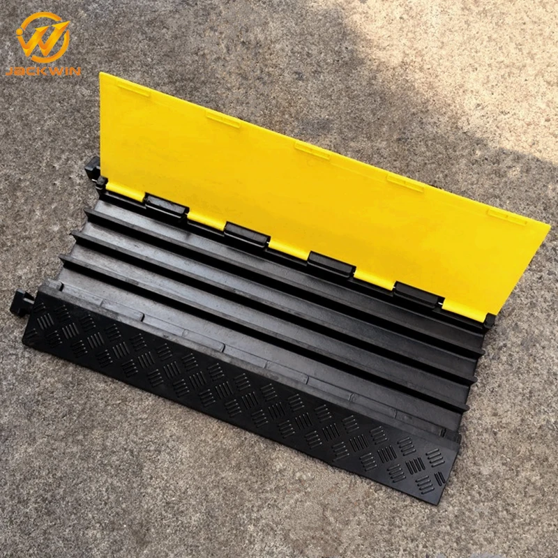 Durable Cable Ramp Protective Cover Heavy Duty Drop Over Hose & Cable Track Protector