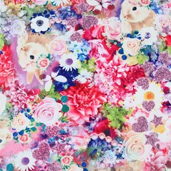 2021 Hot Sale China Wholesale Custom Made Double Faced Spandex Print Cloth For Fashion Dress