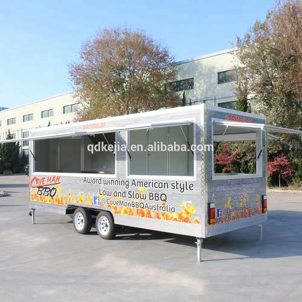 Outdoor BBQ Catering Van Grill Food van Mobile Food Cart for Sale