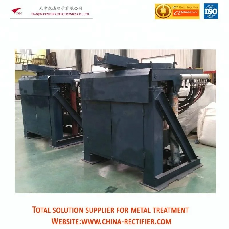 China manufacture 1 ton induction furnace