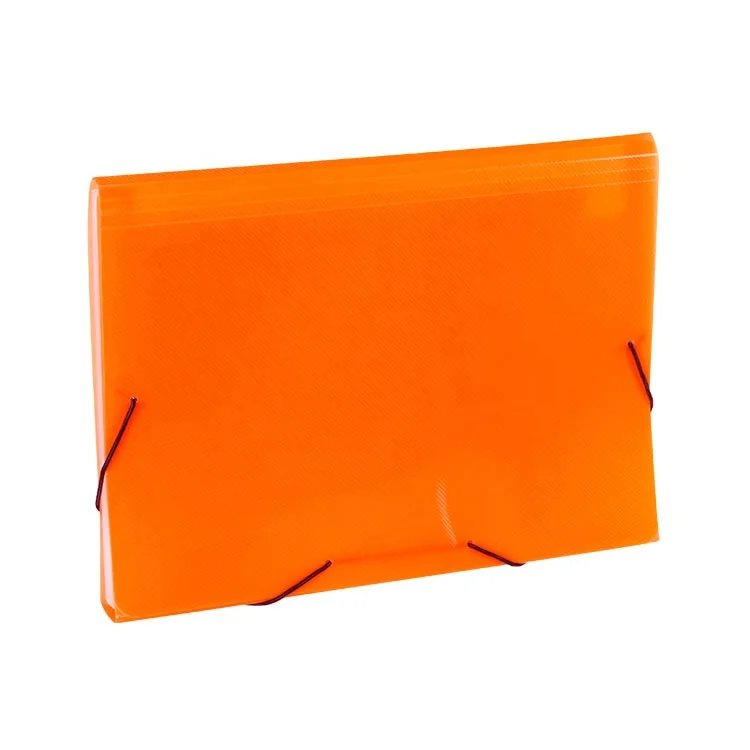 PP Transparent A4 Letter Size 13 Pocket Expanding File with Elastic Closure