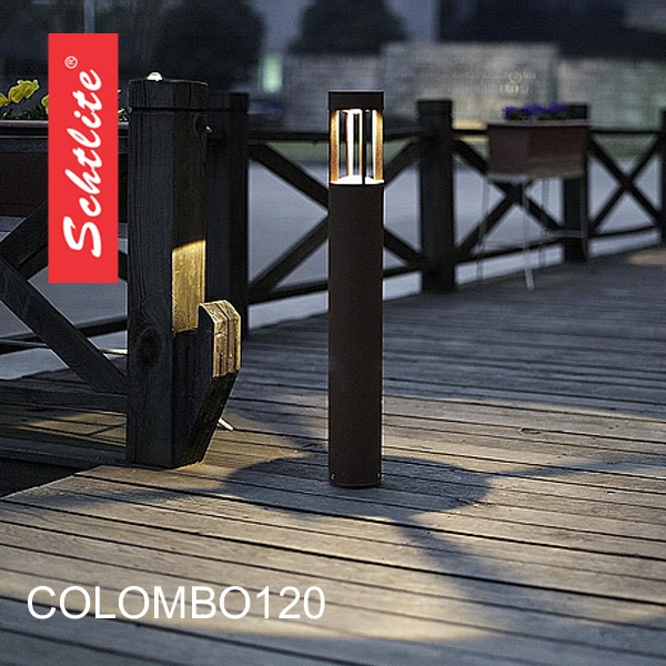 
COLOMBO 7 120mm round outdoor fence garden mini led bollard lights 