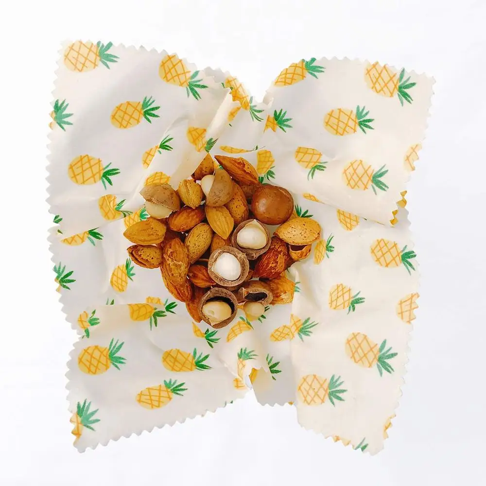 
Breathable Beeswax Food Storage Wraps 