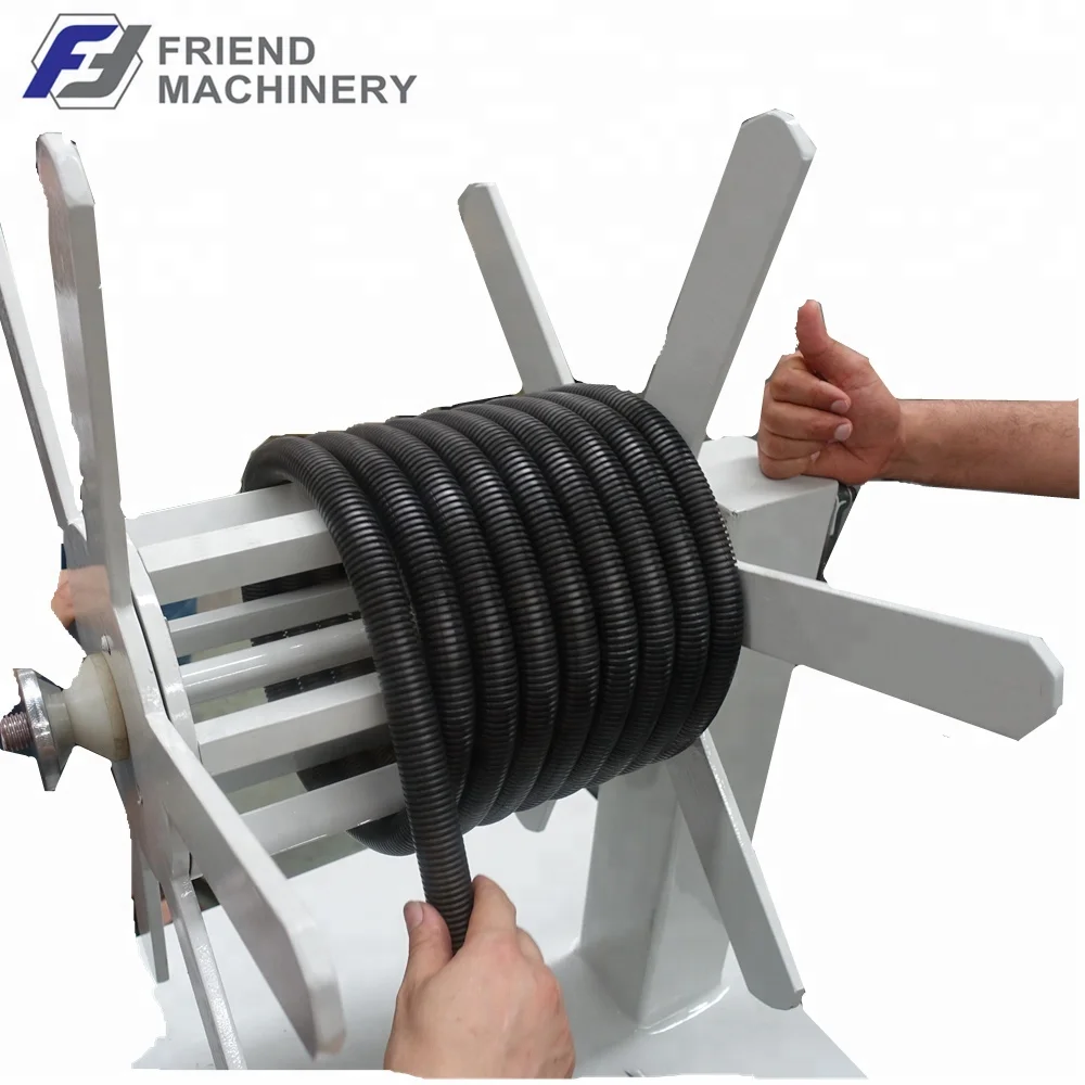 High Speed 20M/min Single Wall PA  Nylon Plastic PP PE  Corrugated Pipe Machine