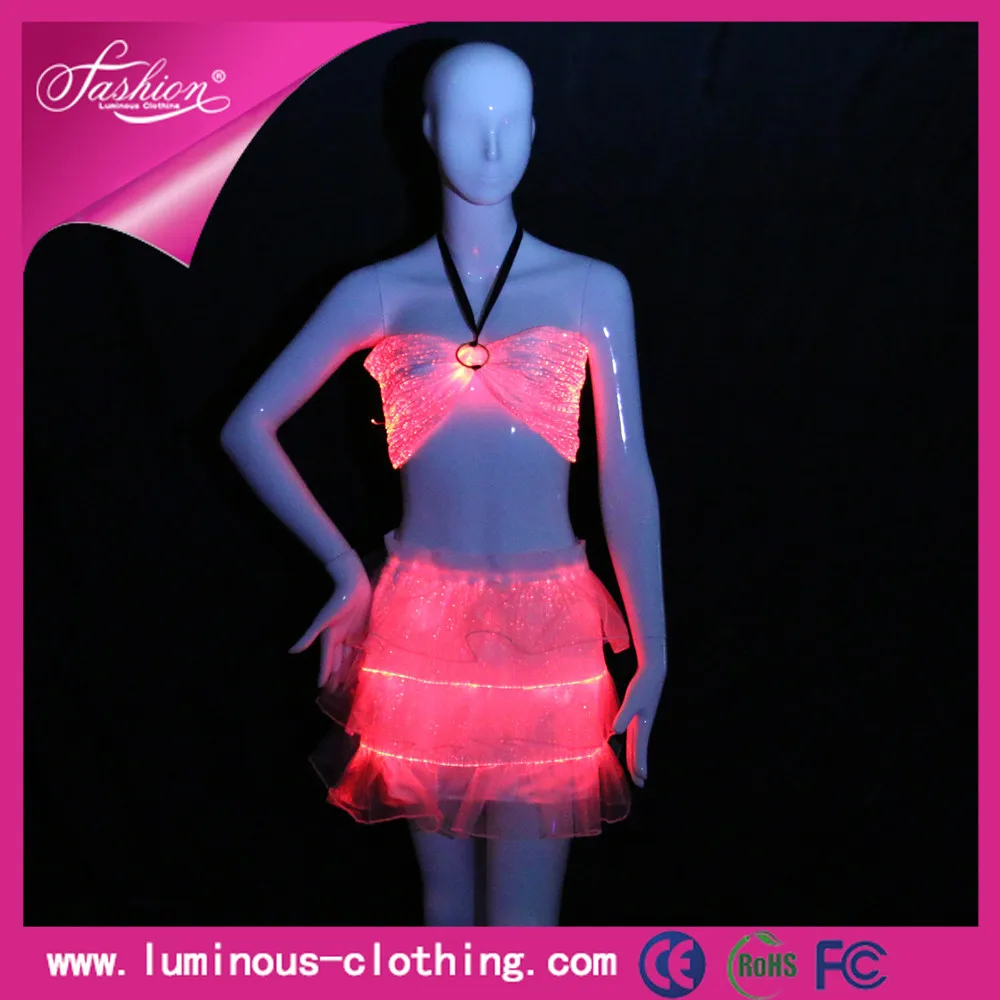 Дамы сексуальное клубные бюстгальтер одежда для урожай самба фитнес световой для выступления на сцене и события