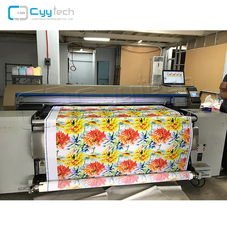 Large format roll to roll belt model digital cotton fabric textile printing machine
