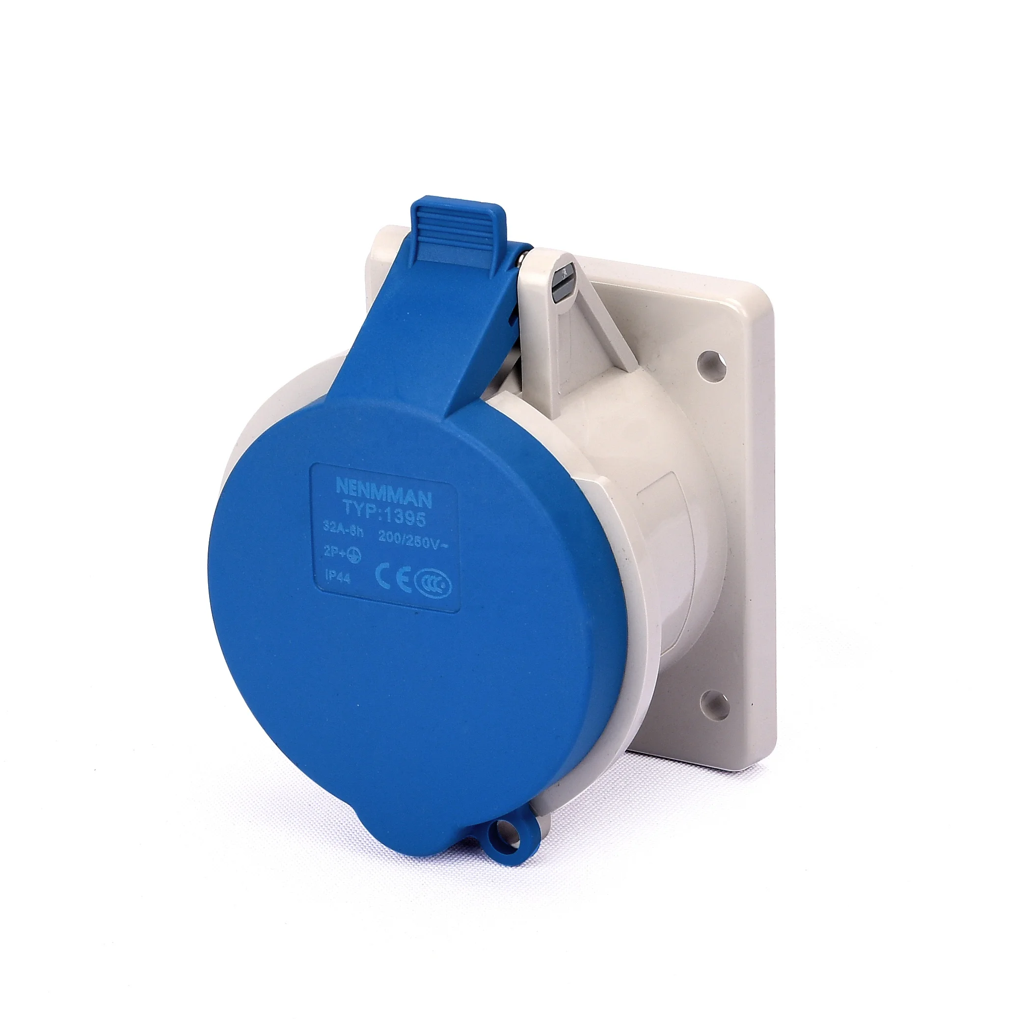 Водонепроницаемая промышленная панельная розетка 32 А 4 контакта 110 В, патрон IP44