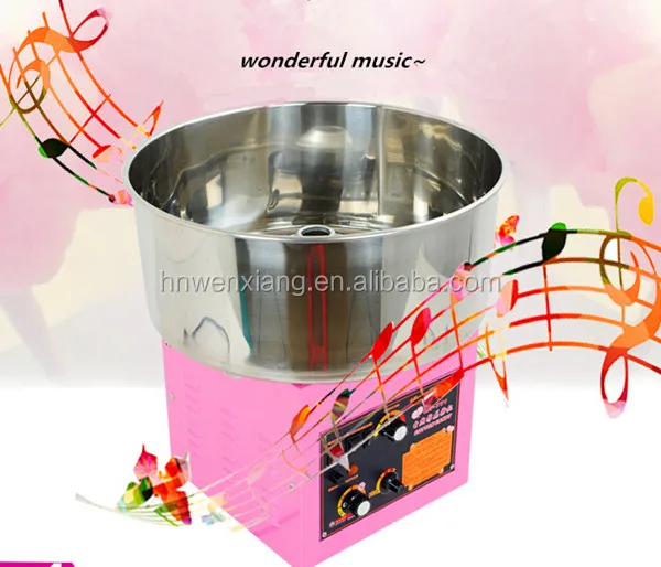 New Factory supply automatic commercial sugar cotton candy flower vending machine