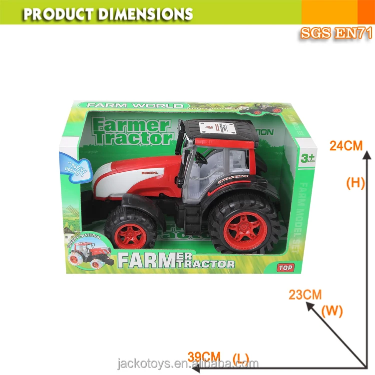 
Kids Plastic Farm Tractor Toy Farm Friction Car Vehicle Toys 