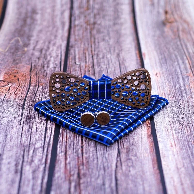 
Wholesale New Arrival Fashion Apparel Accessories Ties Boys Wooden Bow ties Kids Children Bowties Butterfly Cravat Wood tie 