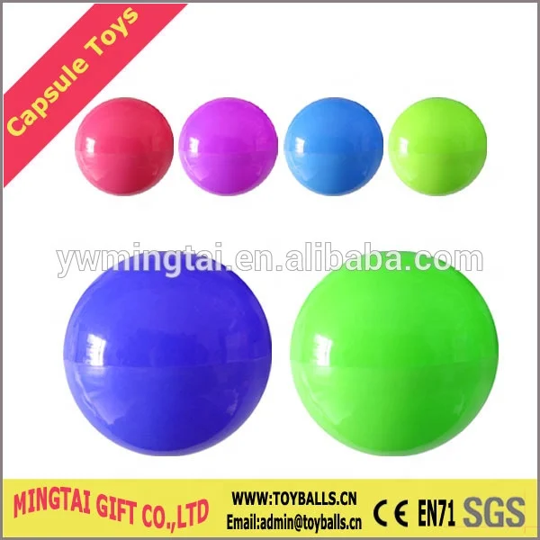 6.5CM Factory Hot Sell MIni Small Plastic Empty Capsules Ball Toys for Vending Machine
