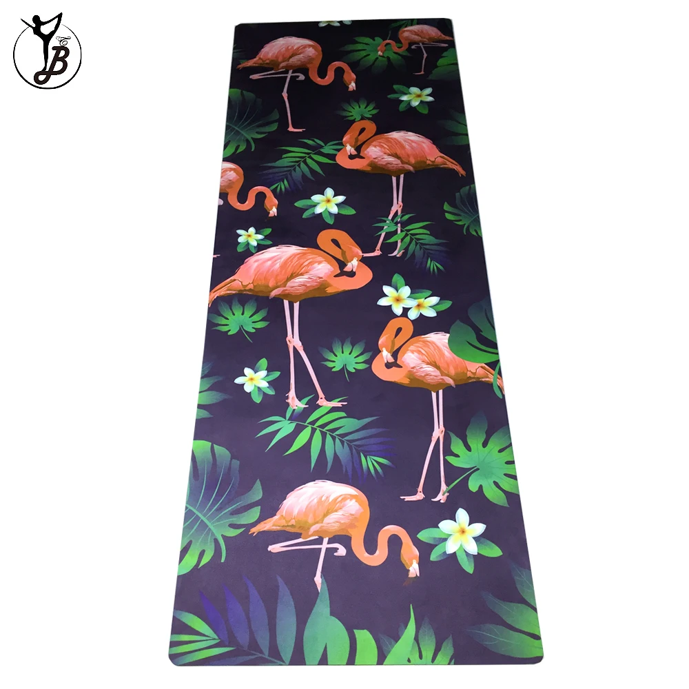OME digital printed organic cotton rubber yoga mat