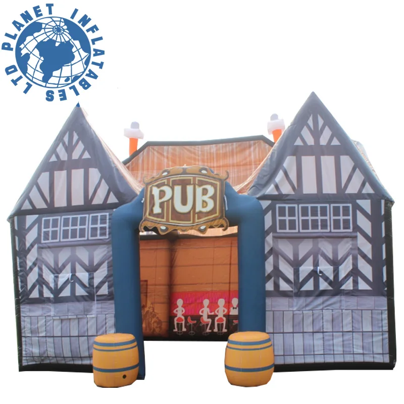 Outdoor Party Event Used Inflatable Irish Pub Bar House Inflatable Irish Pub Tent Party Inflatable Pub For Rental (62119435474)