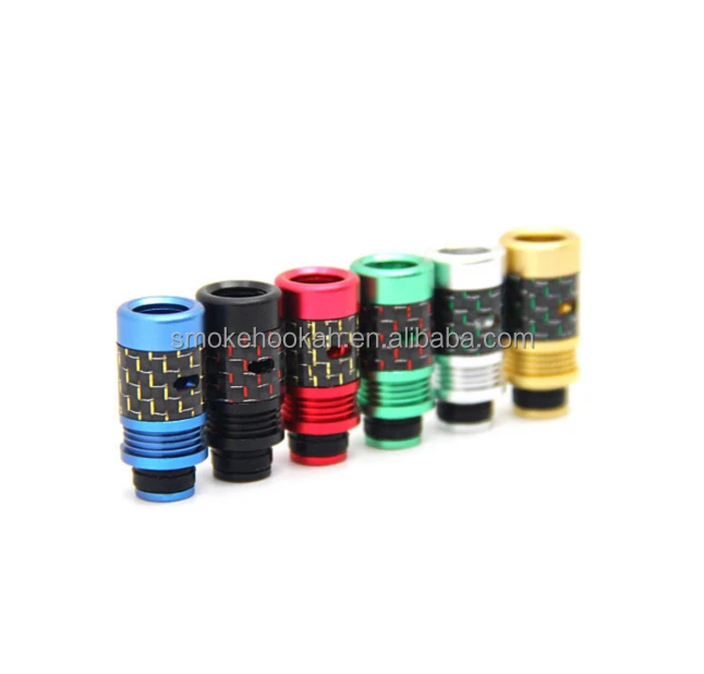 e-cigar carbon fiber drip tip ss drip tip with filter