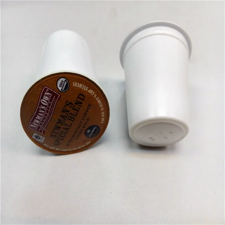 Newest empty coffee capsule disposable plastic coffee powder capsule for nespresso machine