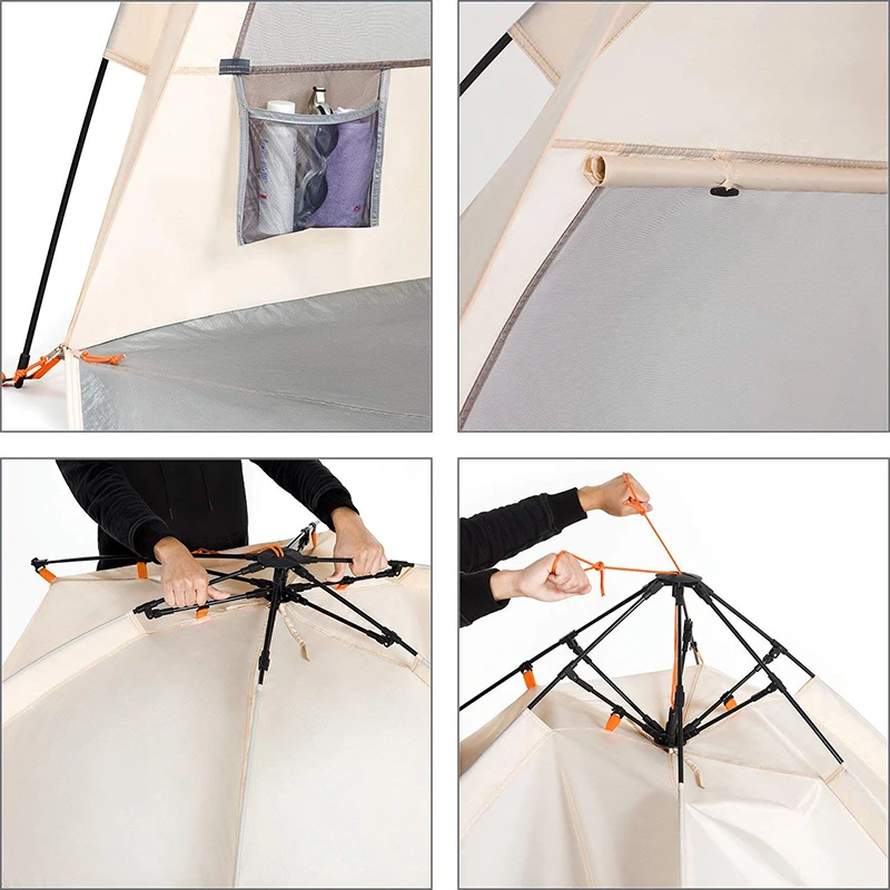 
Factory direct sale waterproof automatic sun screen shade beach shelter tent 