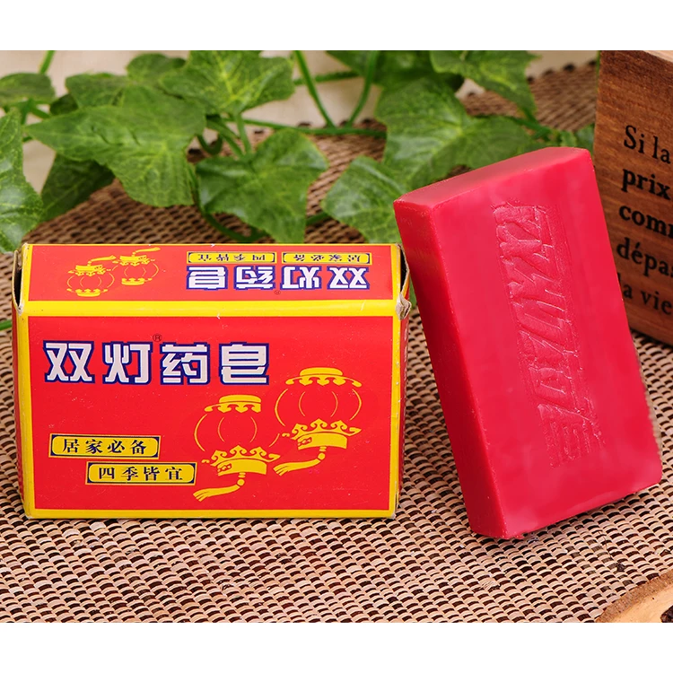 100g Red Color Phenol Medicated Acne Soap