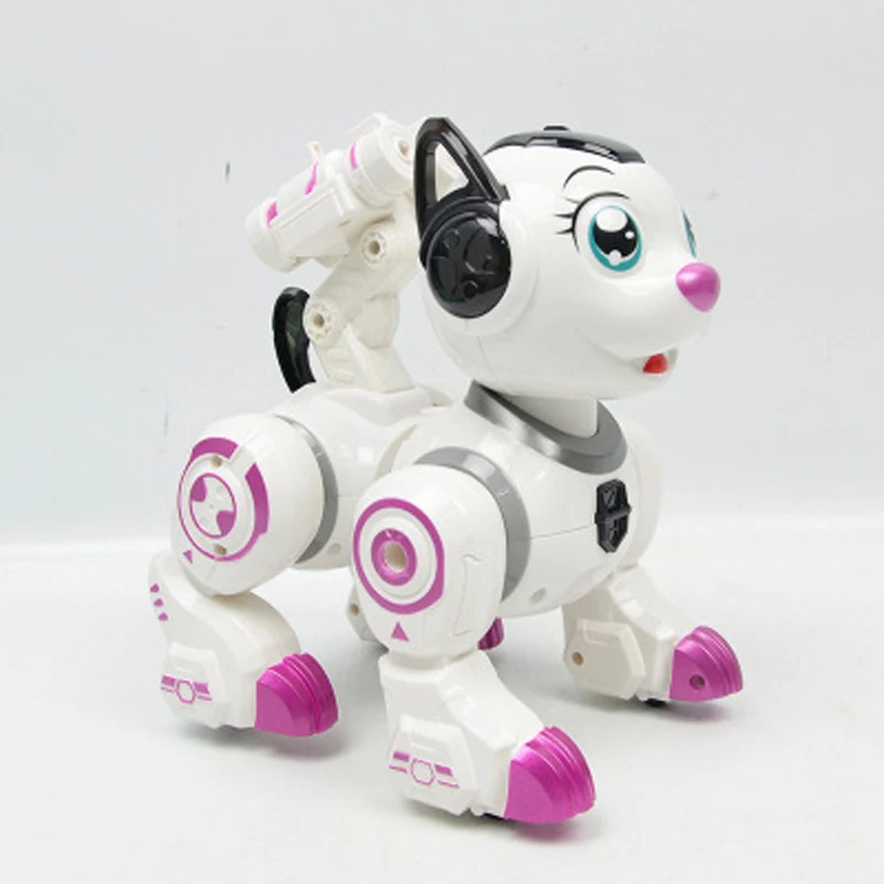 2018 Funny Toys Launching Walking Mechanical Dog Intelligent RC Robot for Kids