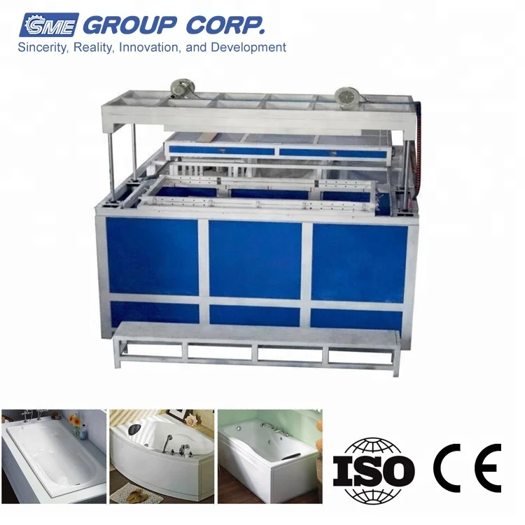 Acrylic ABS PVC thermoforming machine vacuum forming machine for advertising sign/billboard/bathtub making