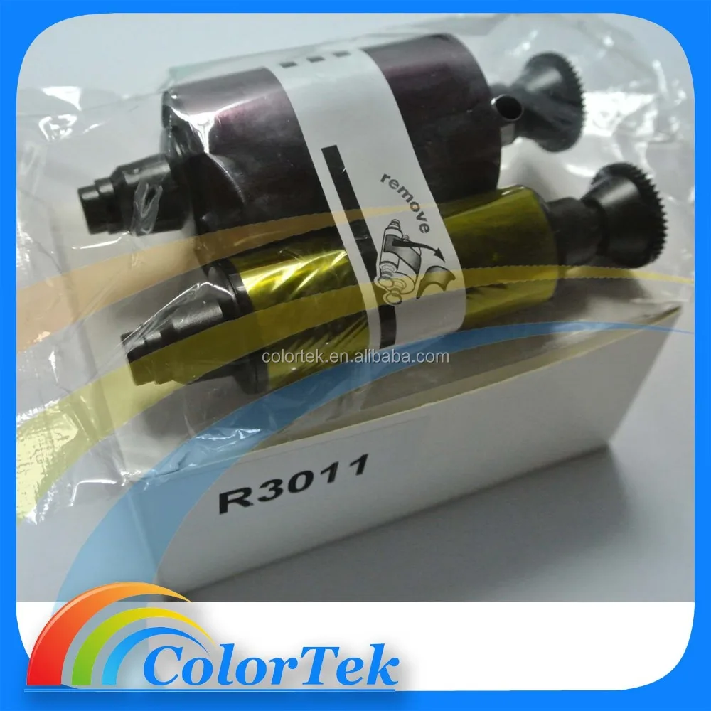 Compatible ribbon Evolis R3011 YMCKO_200 Ribbon for Pebble/Dualys/Securion/ Quantum printer