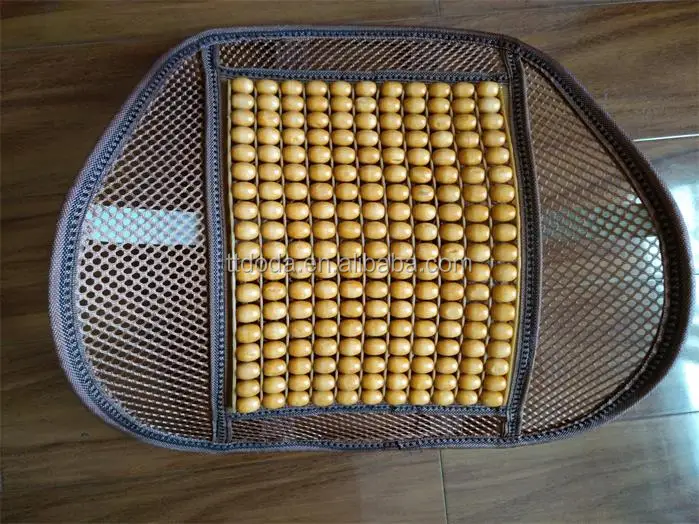 cool comfortable wooden beads back support seat cushion