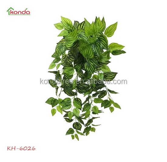 Лидер продаж искусственные Подвесные Растения пластиковые листья для украшения сада и дома