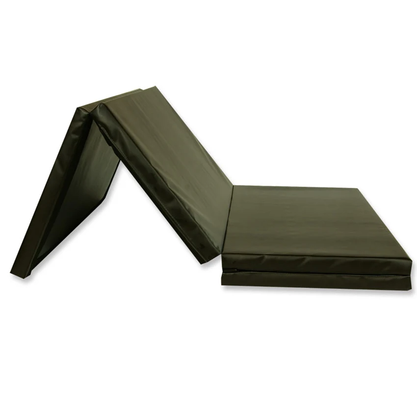 Extra thick tumbling exercise martcial arts folding gymnastics mat with handles