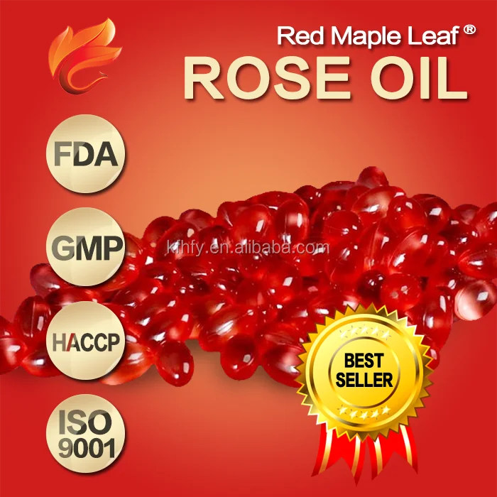 Пищевая добавка, оптовая продажа, капсулы с розовым маслом от частного бренда