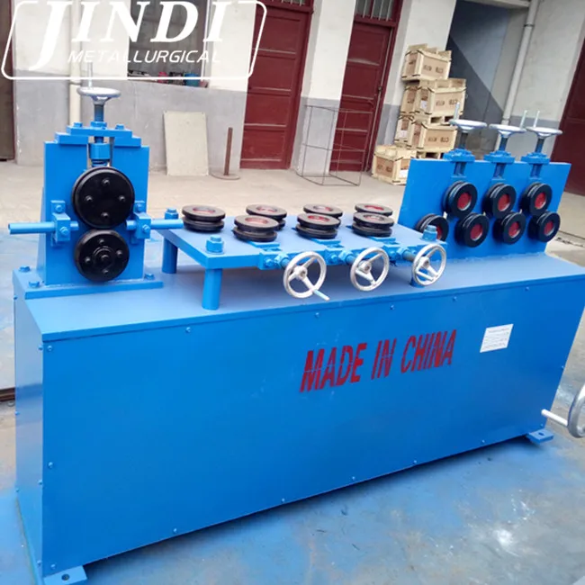 Steel rod straightening machine