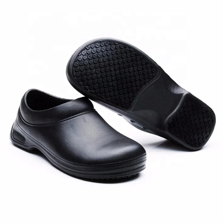 Grease proof skid resistant steward stewardess crew staff clerk kitchen chef anti-skid nonslip uniform dress safety clog shoes