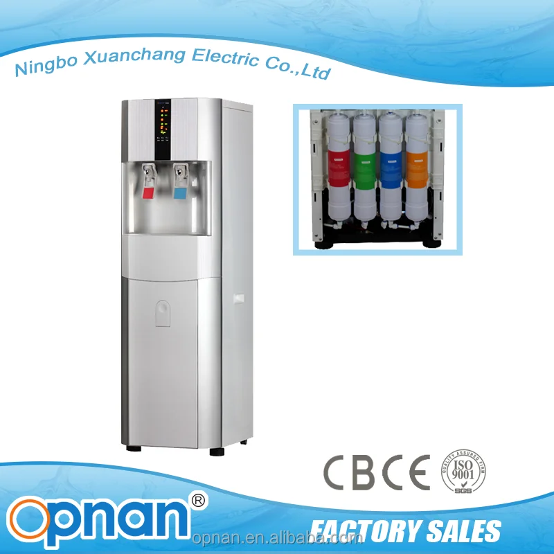 factory offer luxury 6 filters stand type alkaline hot and cold water cooler dispenser