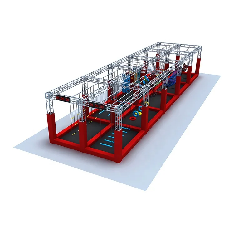 New design american eco-friendly adult obstacle courses games, children american ninja warrior equipment