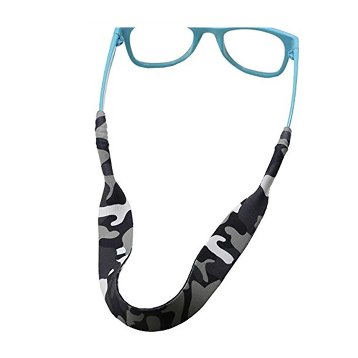 Trendy Neoprene Eyeglasses Neck Strap Lanyard Neck Cord Sunglasses Camouflage Glasses Strap Attachment