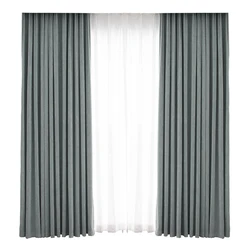 Monad Fashion Decoration Blackout Textiles 100% Polyester Plain Curtains Fabrics