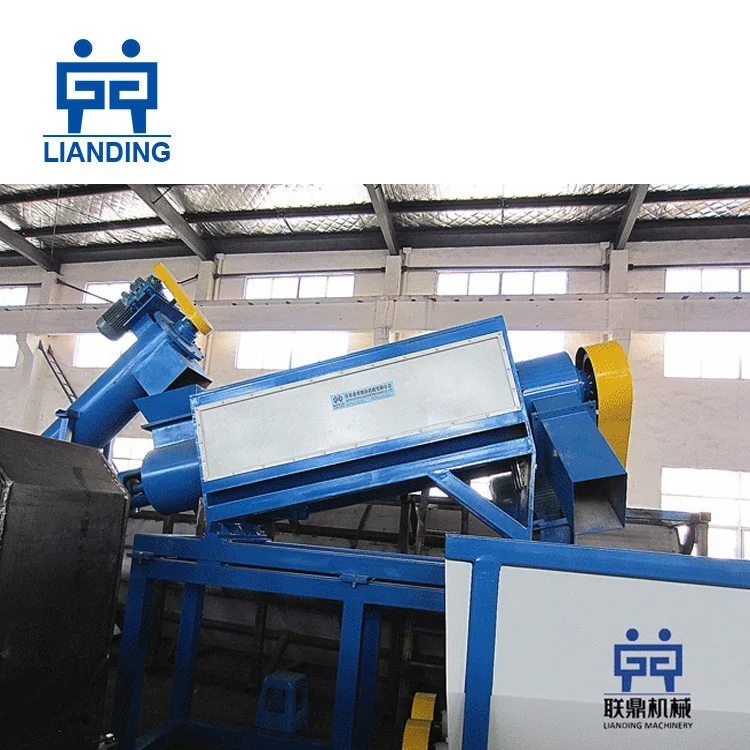 PET flakes friction washer