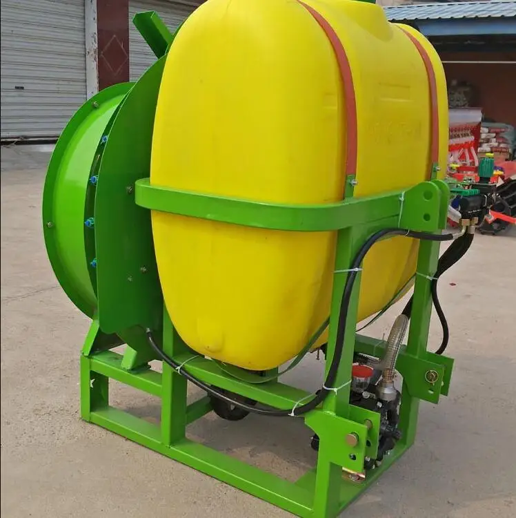 Trailer Type Vineyard Use Farm Garden Fruit Tree Orchard Boom tank air Blast Sprayer With High Press Diaphragm Pump