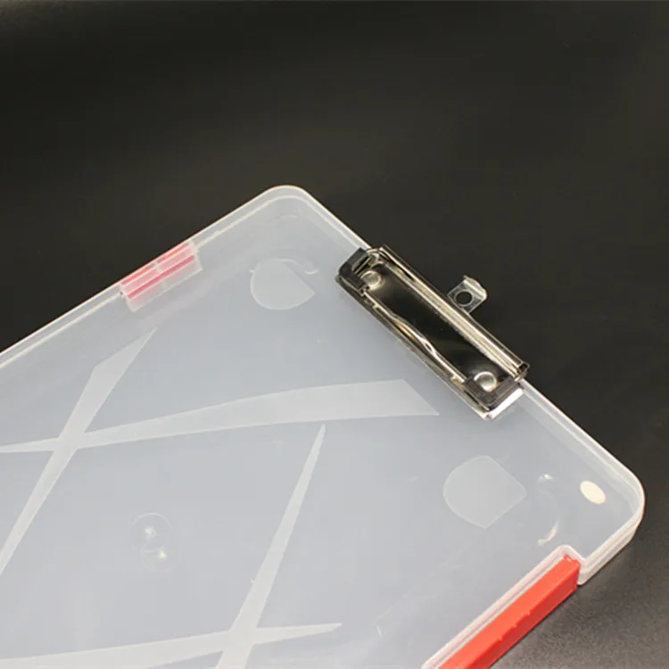 Производитель OEM, дешевый полипропиленовый прозрачный портативный офисный ящик для хранения документов формата А4, стационарный ящик для бумаг