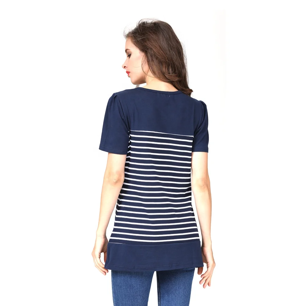 Эмоции мамы запас для беременных одежда контрастных цветов, топы с коротким рукавом, хлопок, смеси топы для кормления грудью грудного вскармливания одежда для кормящих