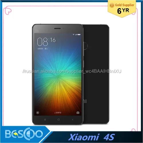 Оригинал Xiaomi Mi4s мобильный телефон Snapdragon808 Гекса Ядро 5.0 дюймов 3 ГБ RAM64GB ROM Отпечатков Пальцев mi4s смартфон