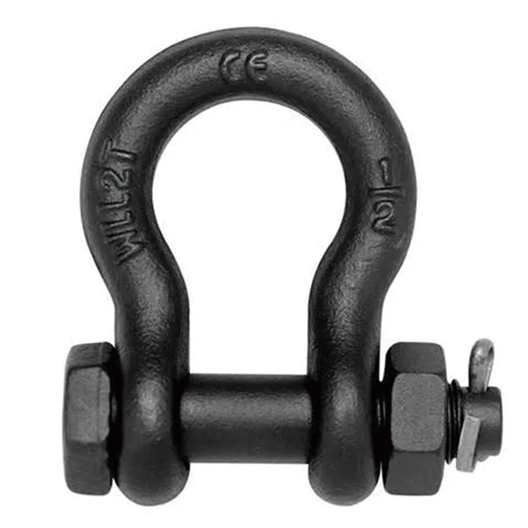 Marine Rigging Forged Galvanized Safety Bolt Type Anchor Shackles